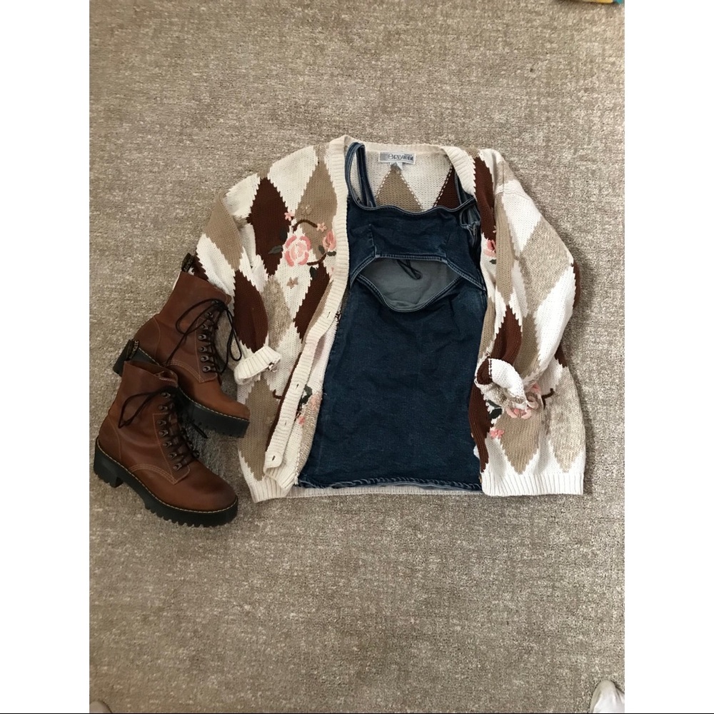 Zara denim cutout mini dress
